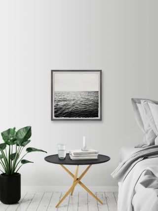 "Open Ocean Expanse" Framed Painting Print, 12x12
