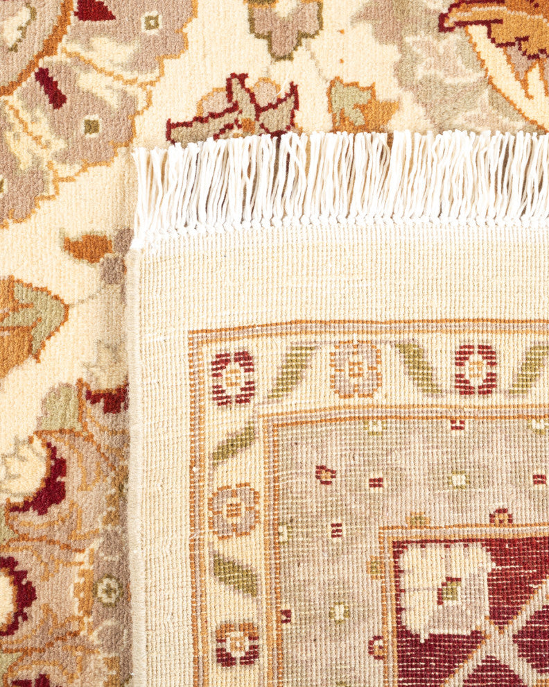Puri, One-of-a-Kind Hand-Knotted Area Rug Ivory, 9'2"x12'2"