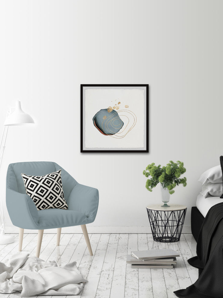 "Out of Orbit" Framed Painting Print, 18x18