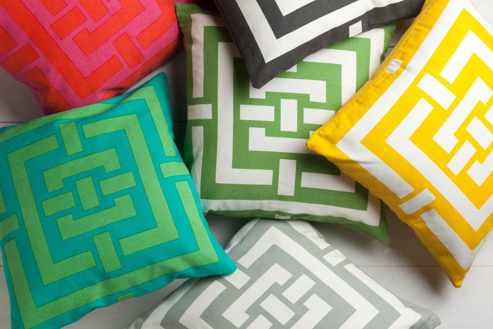 Surya Circles & Squares FB-004 20" x 20" Pillow Kit