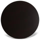 Modern and Contemporary Dark Brown Finished 35-Inch-Wide Round Wood Dining Table