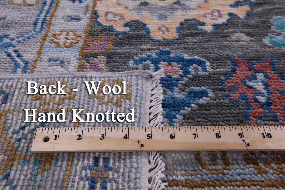 Hand Knotted Turkish Oushak Wool Rug 8' 3" X 10' 0" - Q15726