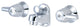 Central Brass Two Handle Shelf Back Bathroom Faucet with Canopy Handles