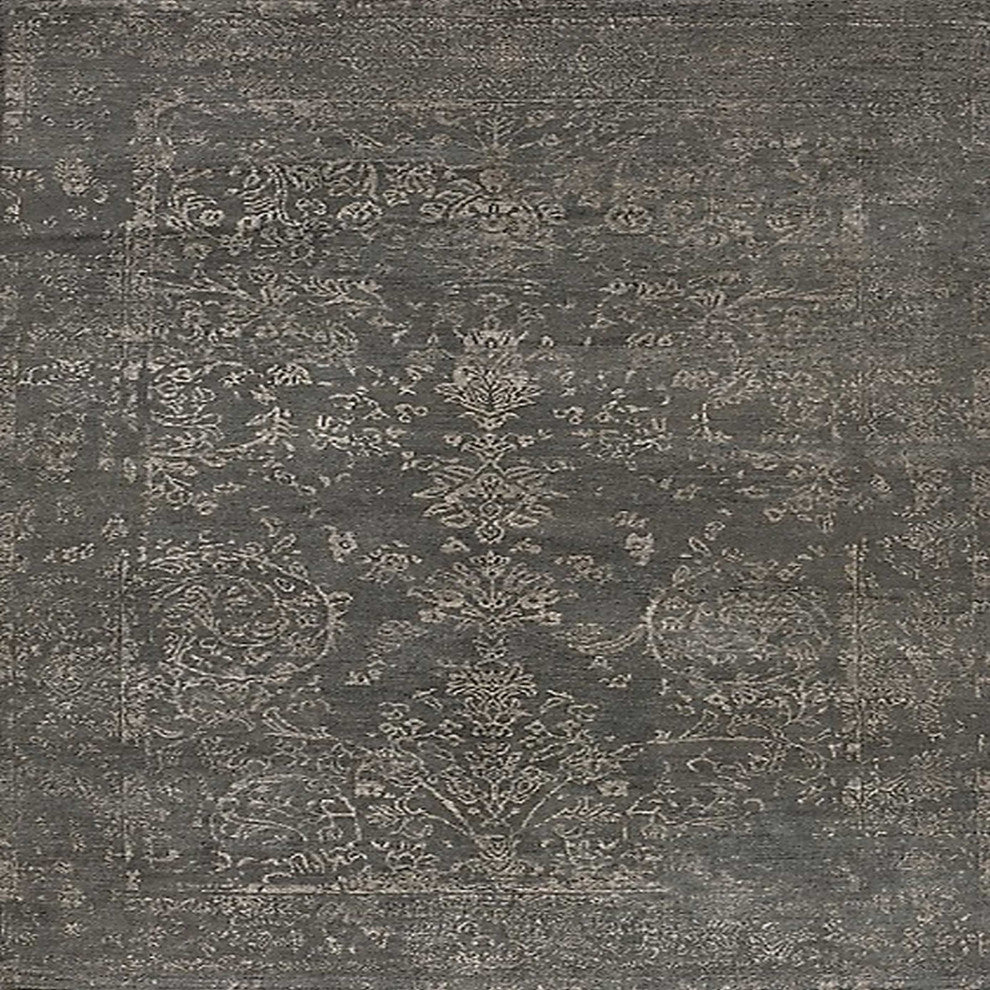 Ahgly Company Indoor Square Mid-Century Modern Area Rugs, 6' Square
