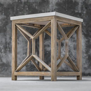 New Uttermost Catali Stone End Table
