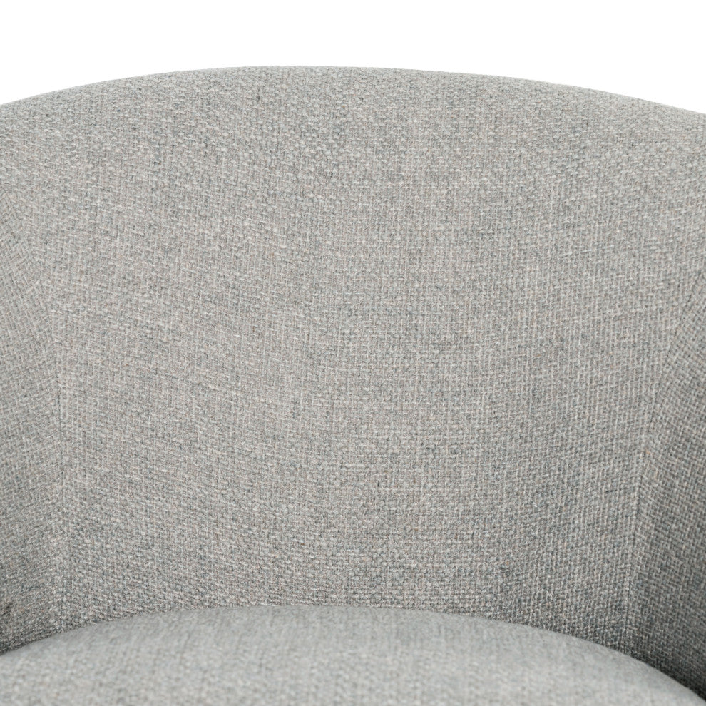Sandie Swivel Chair-Gibson Silver