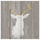 "Precious Antlers I on Gray Wood" Paper Print by Wellington Studio, 32"x32"
