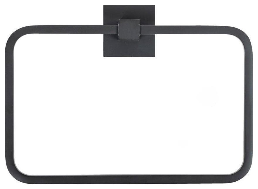Italia Trieste Series 4 Piece Bathroom Accessory Set in Matte Black
