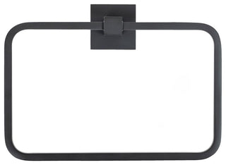 Italia Trieste Series 4 Piece Bathroom Accessory Set in Matte Black