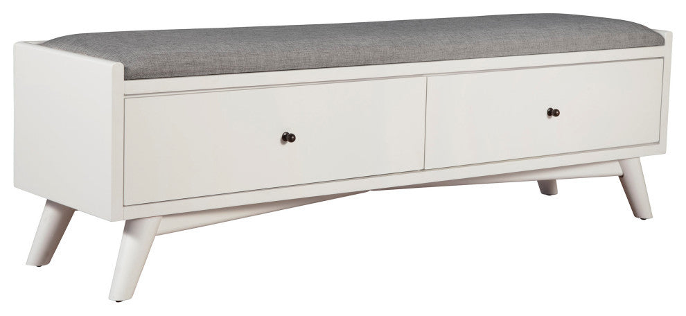 Flynn Bench, White