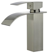 Santiago Single Handle Bathroom Vanity Faucet, Brushed Nickel