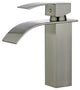 Santiago Single Handle Bathroom Vanity Faucet, Brushed Nickel