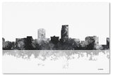 Marlene Watson 'Omaha Nebraska Skyline BG-1' Canvas Art, 16"x24"