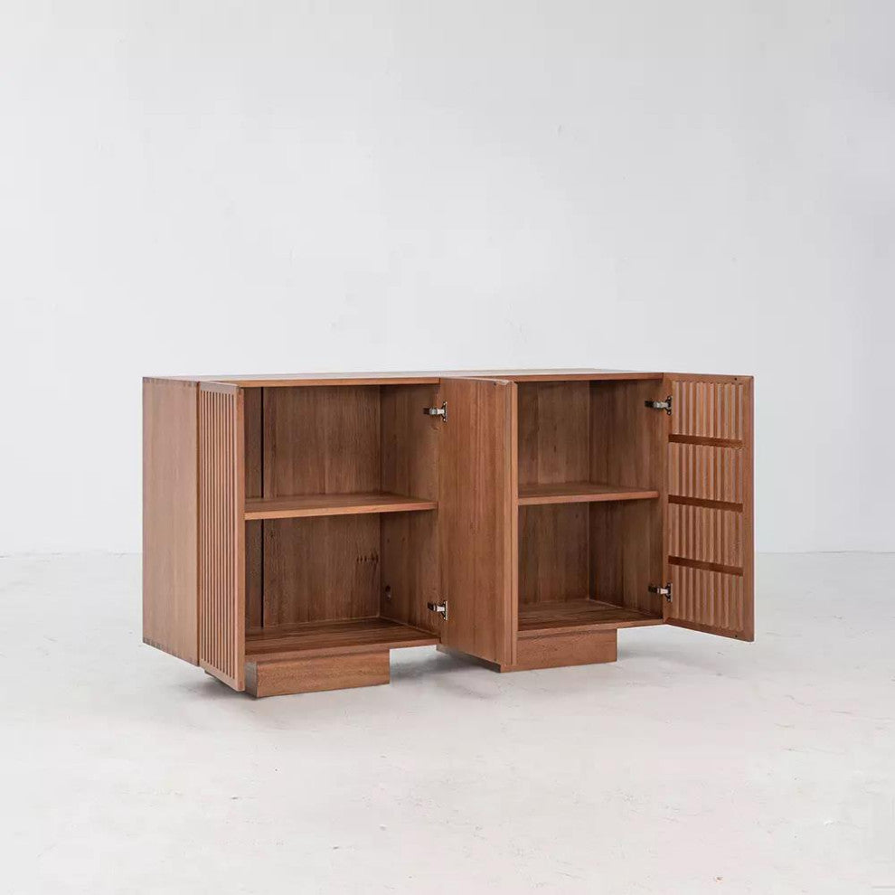 Zither 70" Sideboard, Pumpernickel