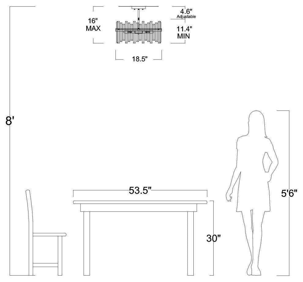 Eva Brushed Silver-ish Champagne Drum Crystal Prism Flush Mount