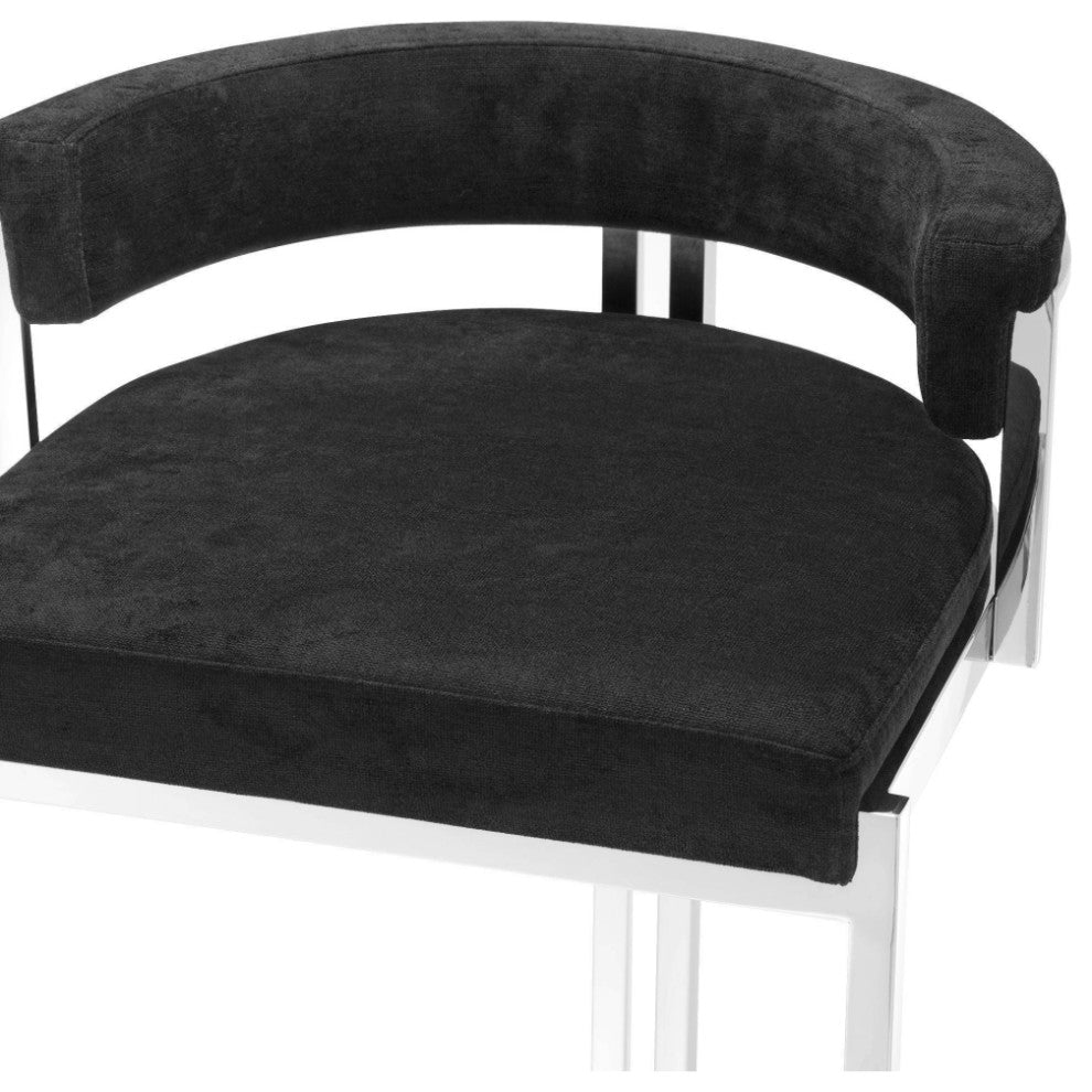 Black Counter Stool | Eichholtz Dante 27" seat height
