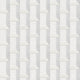 Geometric Textured Wallpaper, Stacked Highs, Silver Gray Ecru White, 1 Roll