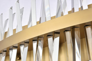 Modern Satin Gold 8-Light Bath Sconces