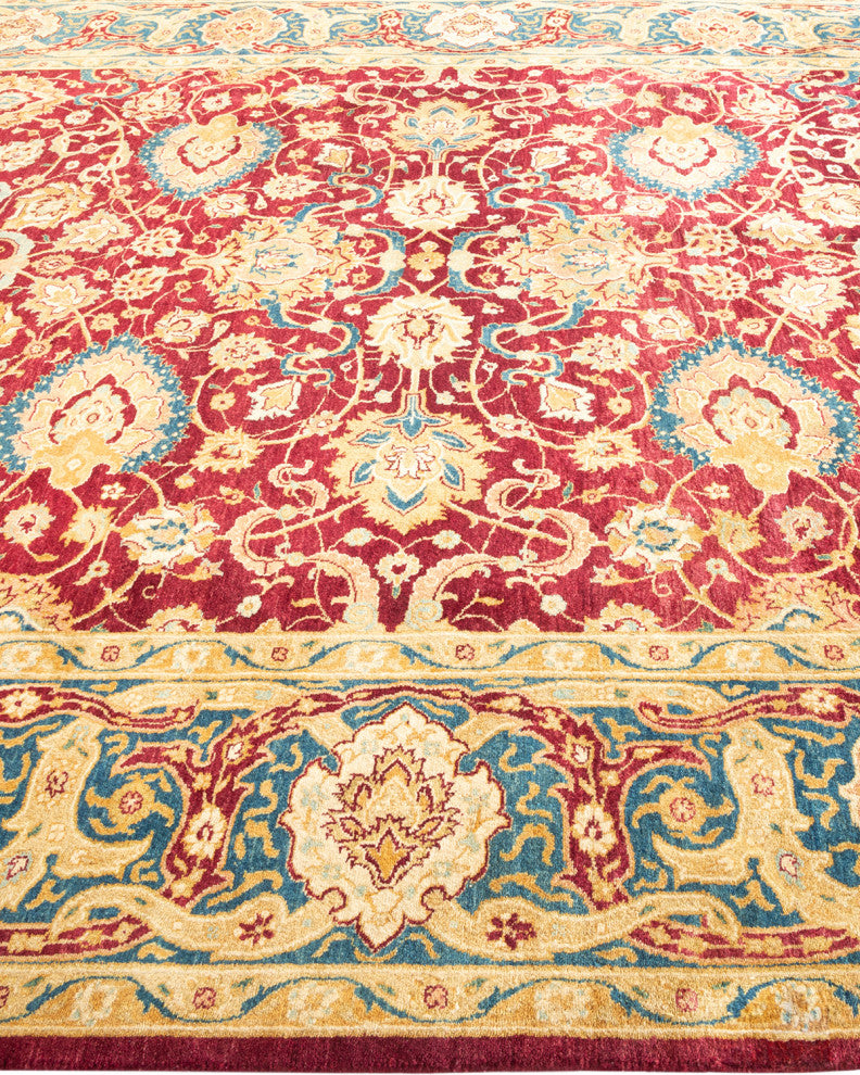 Mogul, One-of-a-Kind Hand-Knotted Area Rug Red, 6'0"x9'0"