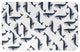Whale Pattern 34x21 Bath Mat