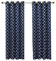 Meridian Room Darkening Grommet Panels, 2PC, Navy, 104"x96"
