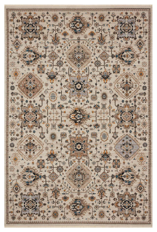 Leigh LEI-02 Ivory/Taupe 18" x 18" Sample Swatch
