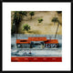 "Paint It Red" Framed Digital Print by Ambra, 26"x26"