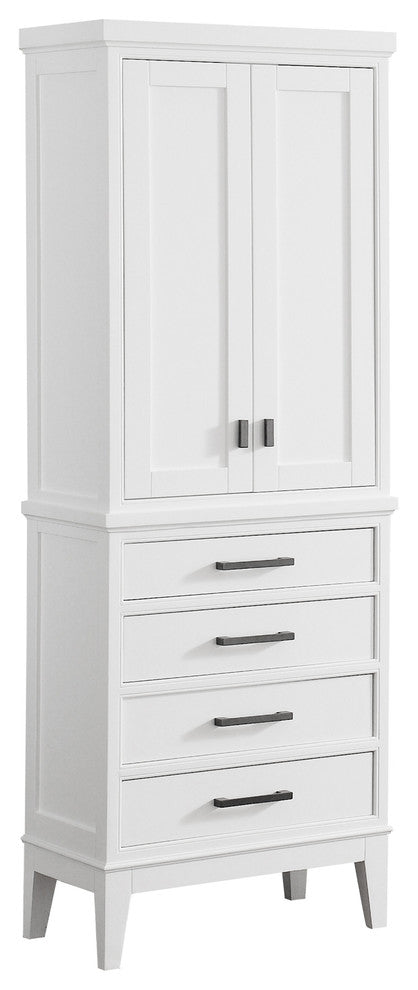 Avanity Madison 24" Linen Tower, White Finish
