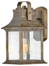 Hinkley Grant Medium Wall Mount Lantern, Burnished Bronze
