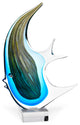 Art Glass Angel Fish 16"