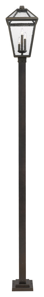 Zlite 579PHXLS-536P-ORB 3-Light Outdoor Post Mounted Fixture, Seedy