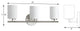 Replay 3-Light Bath Light, Brushed Nickel