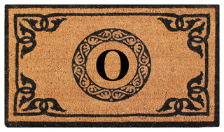 A1HC First Impression Geneva Monogrammed Entry Doormat 24"x39", O
