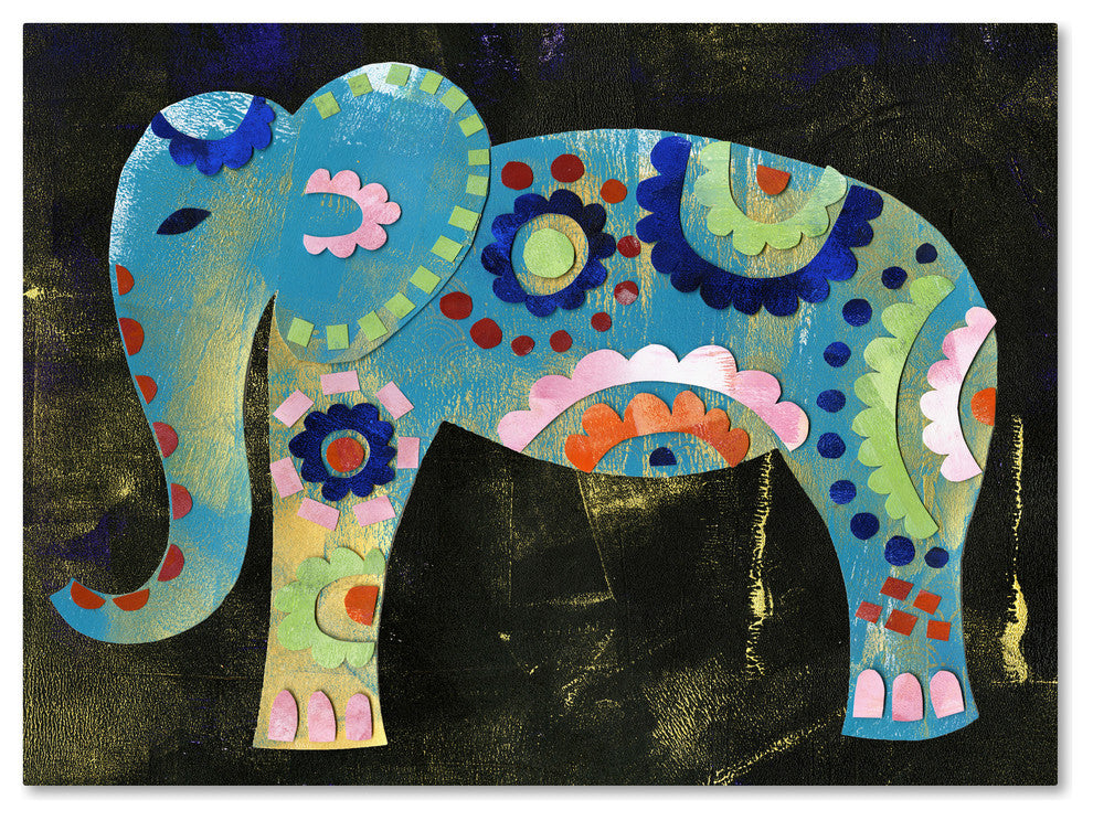 Summer Tali Hilty 'Boho Elephant 3' Canvas Art, 18" x 24"