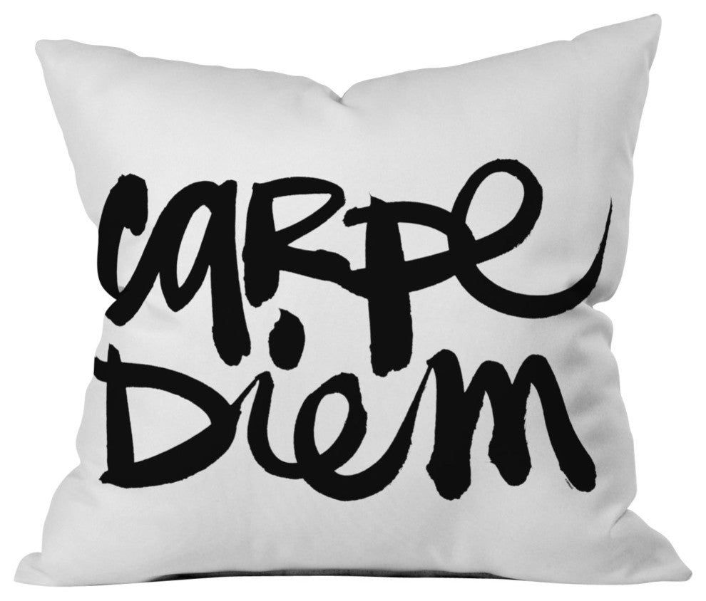 Kal Barteski Carpe Diem Throw Pillow