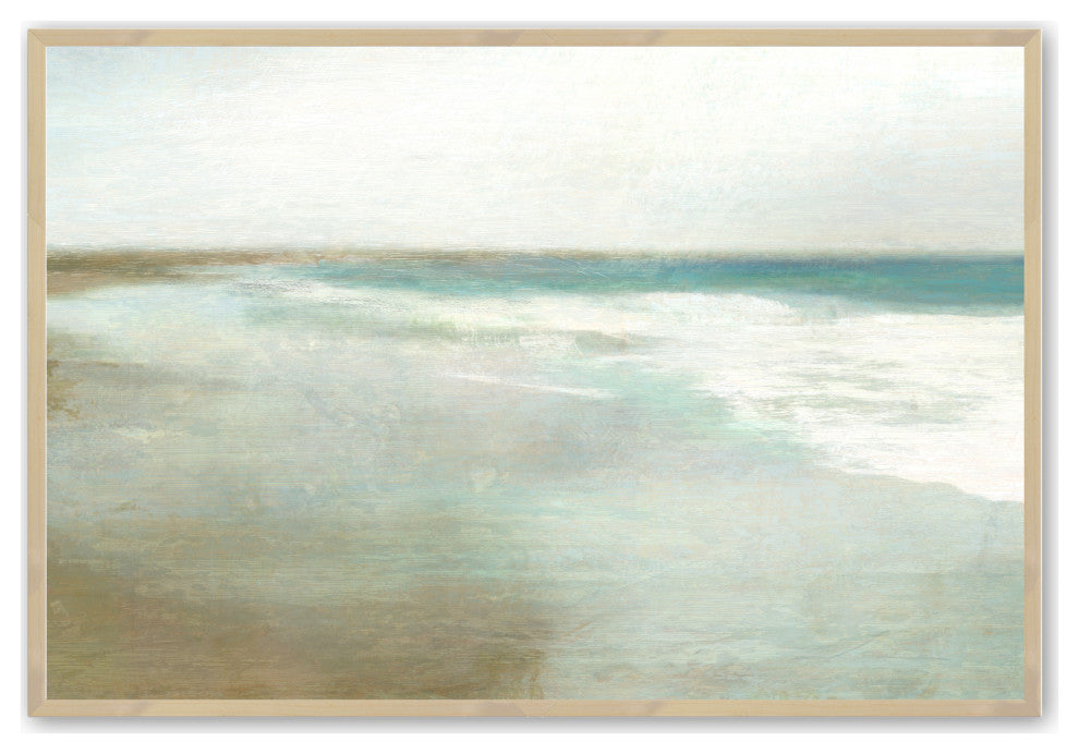 Raw Maple 11" x 14" Coastal Paradise Framed Print