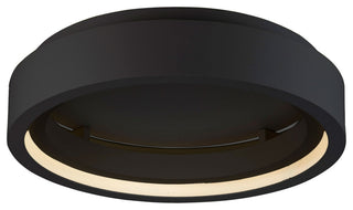 ET2 E35101 iCorona 23"W LED Flush Mount Drum Smart Ceiling - Black