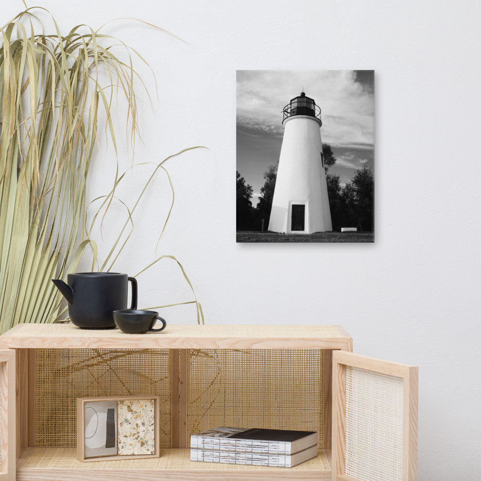 Touch the Sky Coastal Landscape Photo Canvas Wall Art Print, 16" X 20"