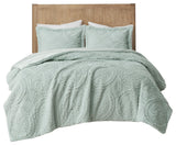 Madison Park Arya Medallion Faux Fur Plush Comforter Mini Set