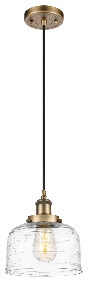 Innovations 916-1P-BB-G713 1-Light Mini Pendant, Brushed Brass