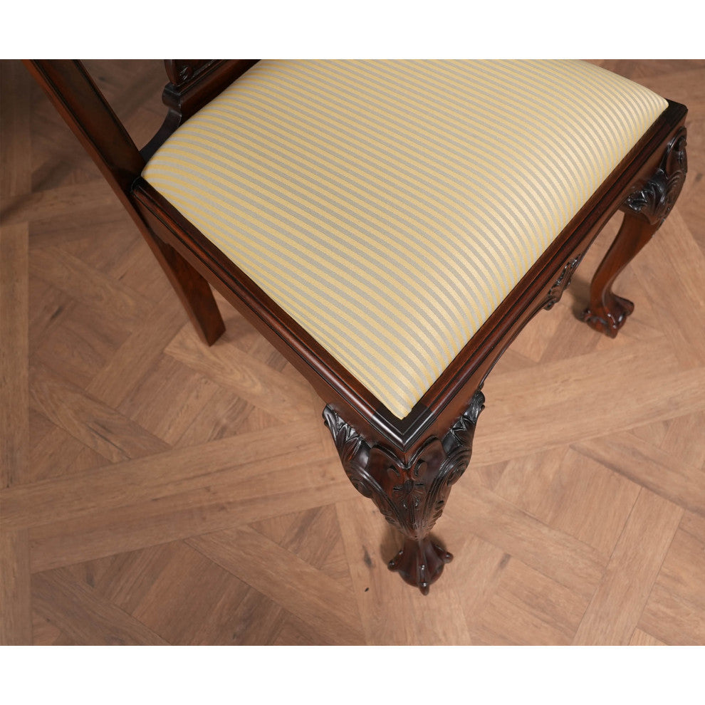 NDRSC061 Flame Back Chippendale SIDE Chair