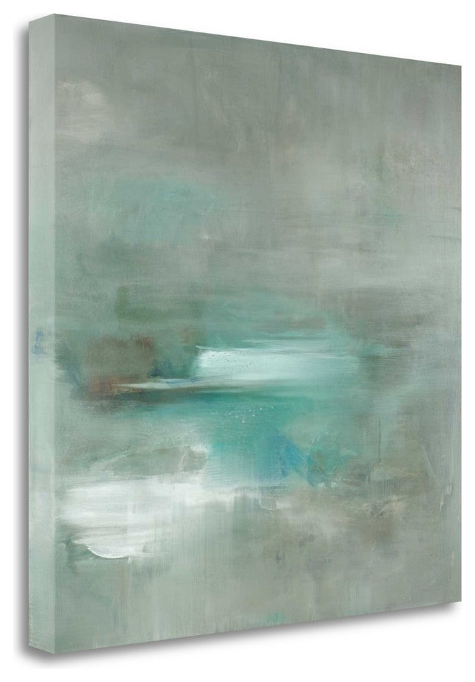 "Misty Pal Azure Sea" By Heather Ross, Giclee Print on Gallery Wrap Canvas