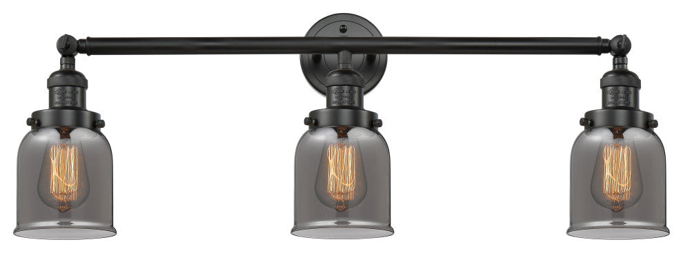 Innovations Lighting 205-Bk-S-G53-Led 3 Light Dimmable Led Bathroom Fixture
