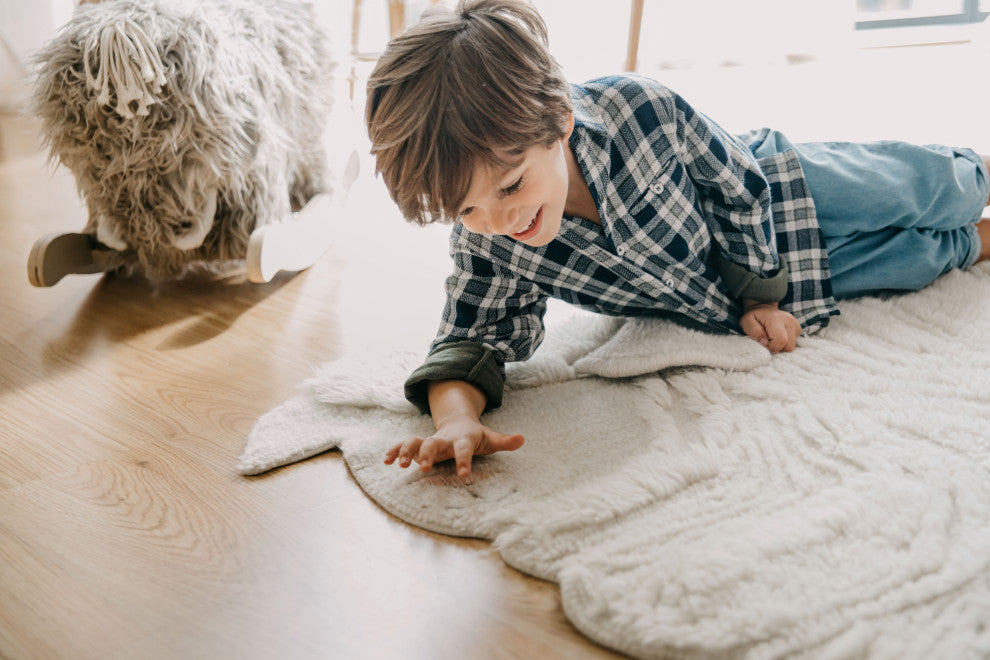 Pink Nose Sheep Woolable Rug