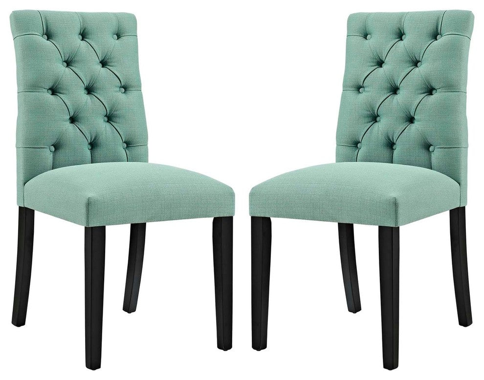 Duchess Dining Chair Fabric Set of 2, Laguna