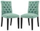 Duchess Dining Chair Fabric Set of 2, Laguna