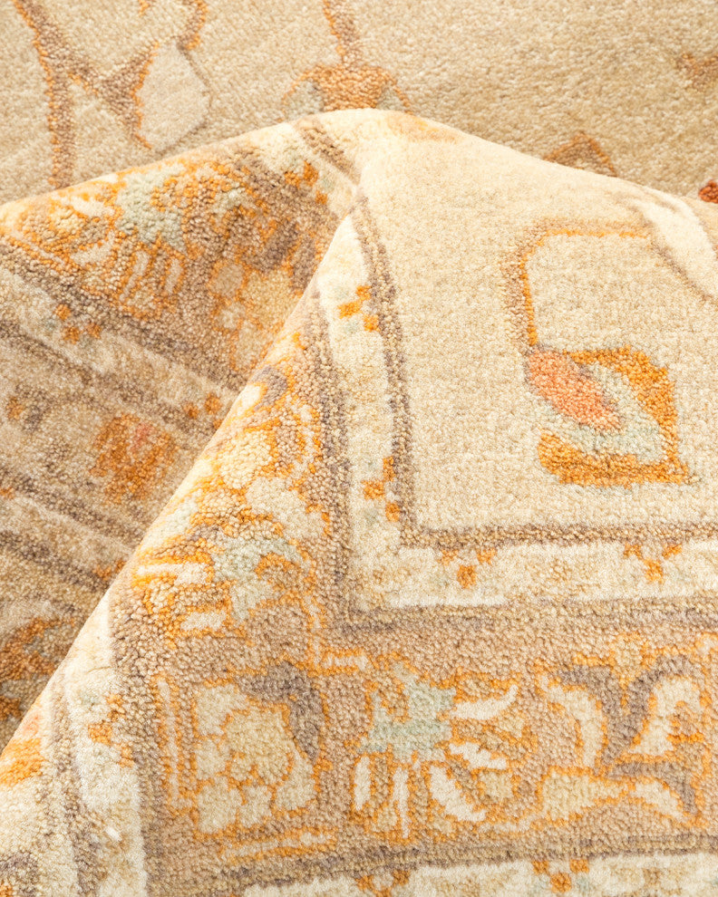Mogul, One-of-a-Kind Hand-Knotted Area Rug Yellow, 8'4"x10'5"