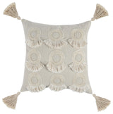 Mansa 20" Linen Blend Throw Pillow