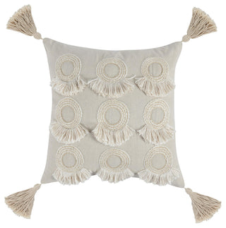 Mansa 20" Linen Blend Throw Pillow