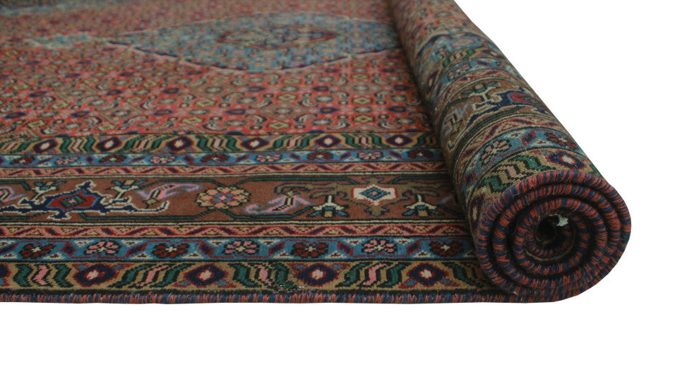Fine Vintage Distressed Atu Rust Rug